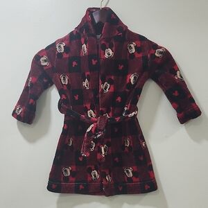 Disney  Robe Kids Red and Black Plush
